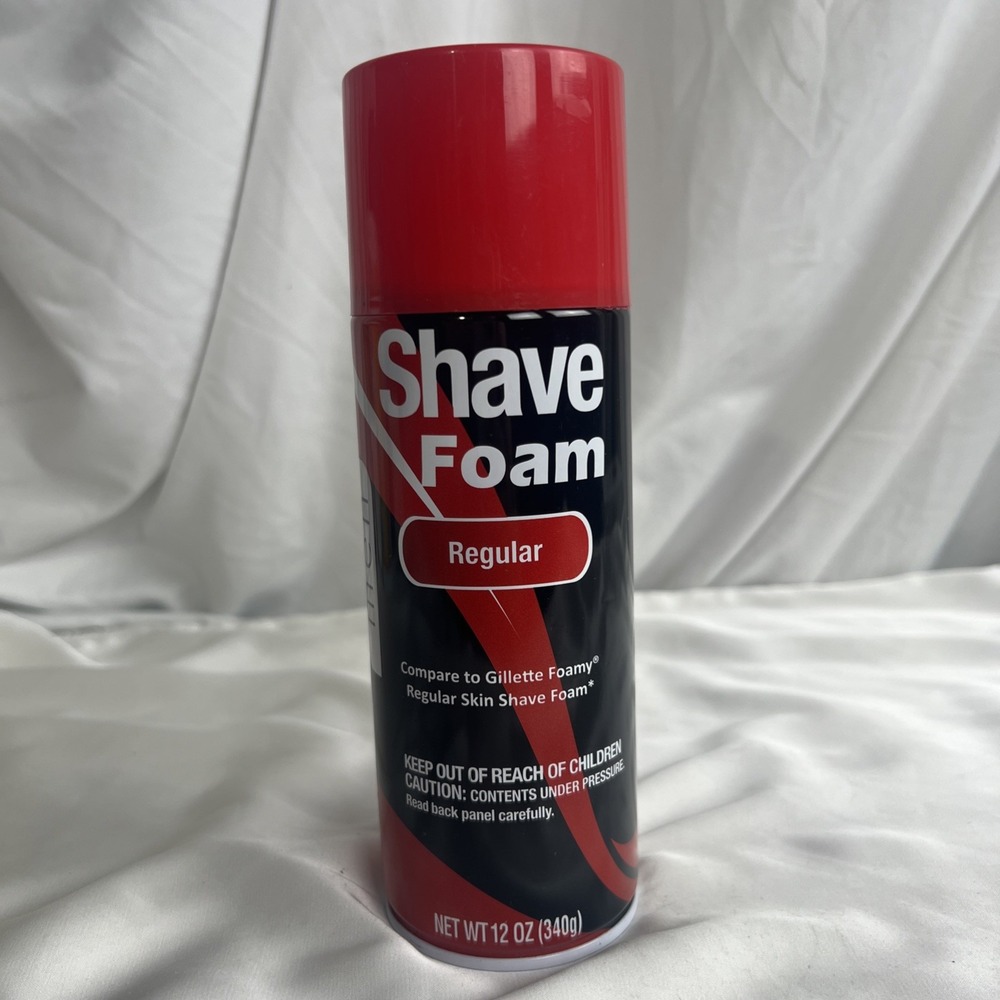 Shave Foam Regular Luxury Men 12 Oz Can‎ Brand New